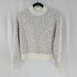 Abercrombie & Fitch Animal Print Sweater Sz XS